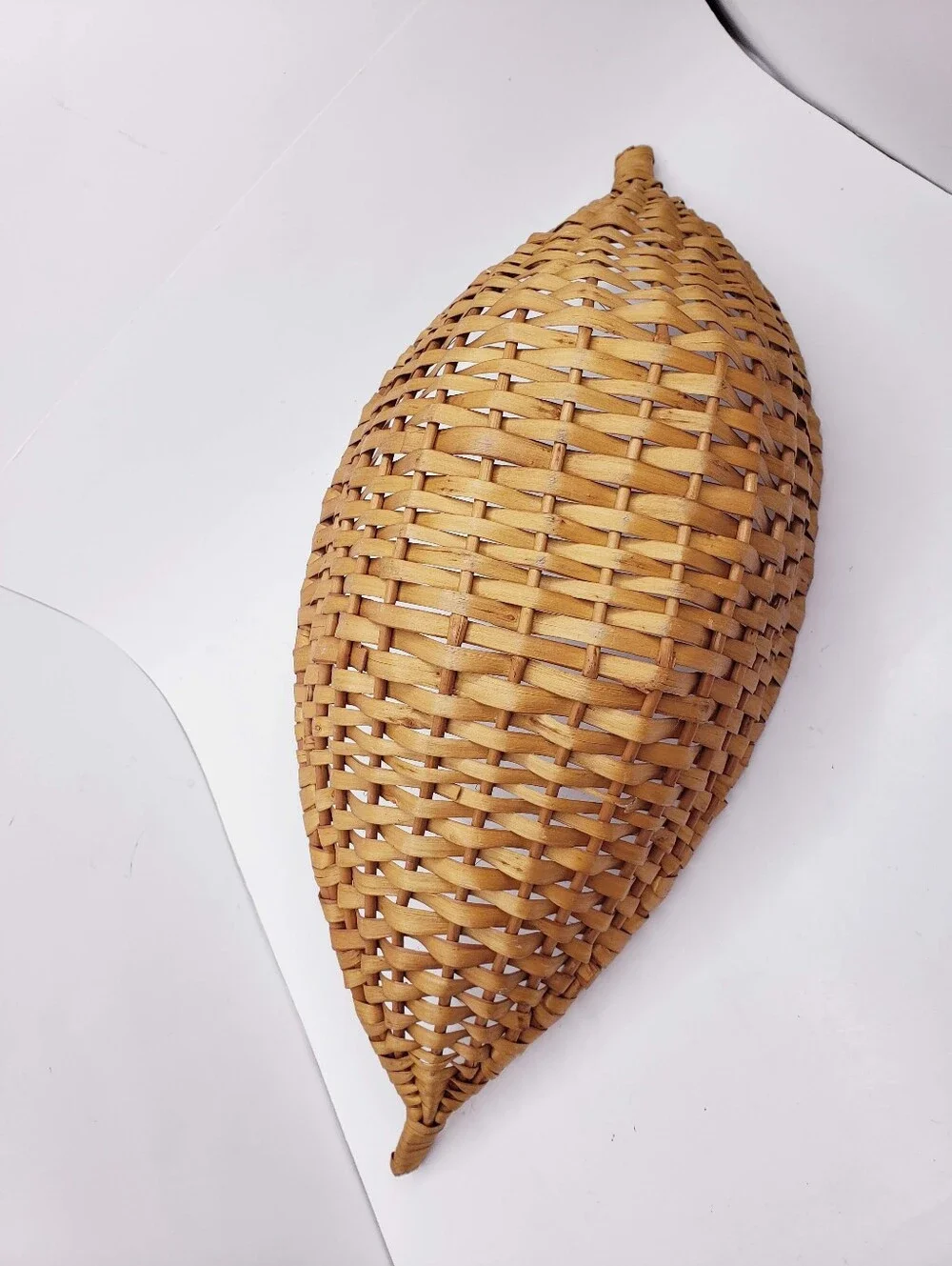 Vintage rattan woven